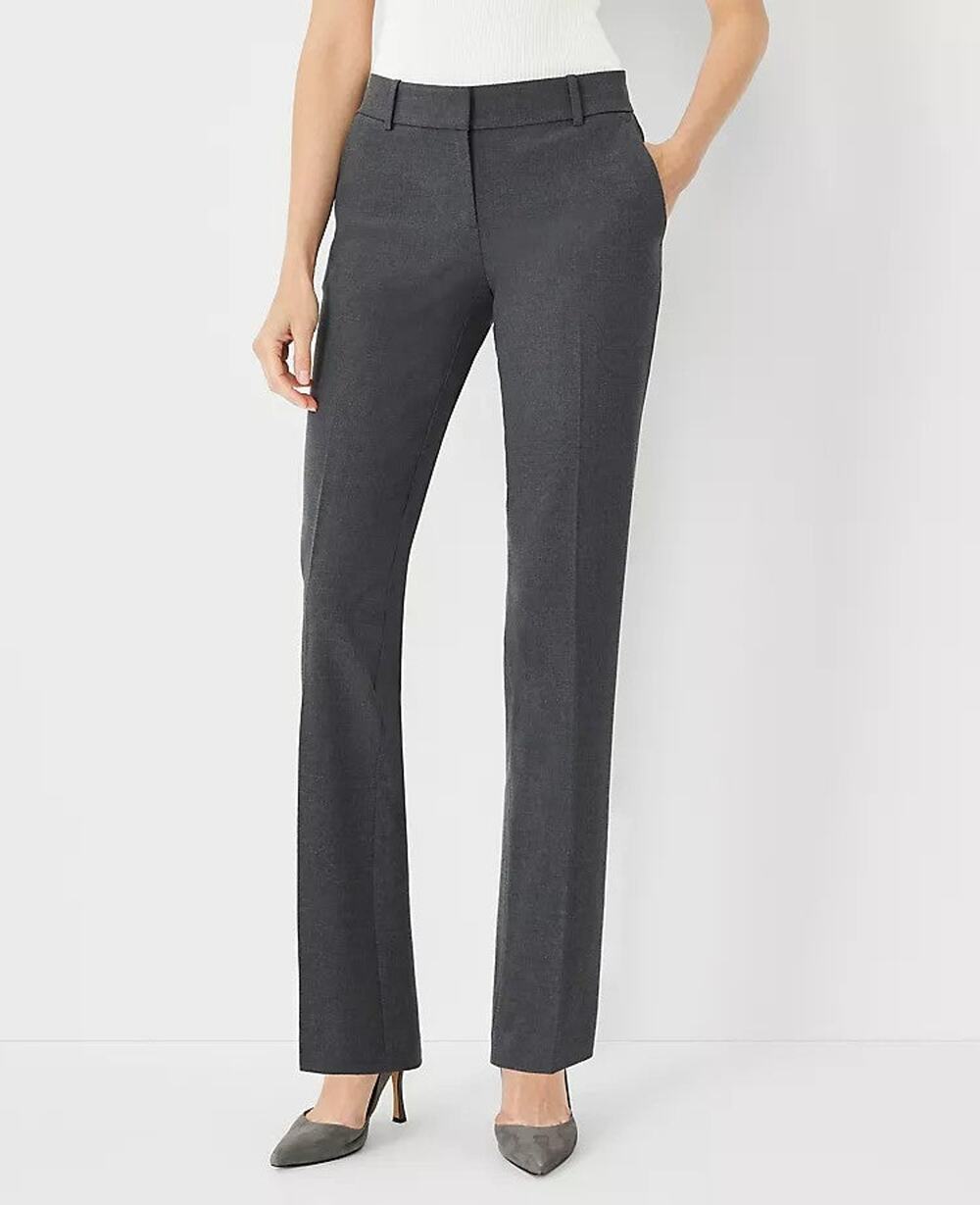 Ann Taylor The Straight Pant in Seasonless Stretch  - 12